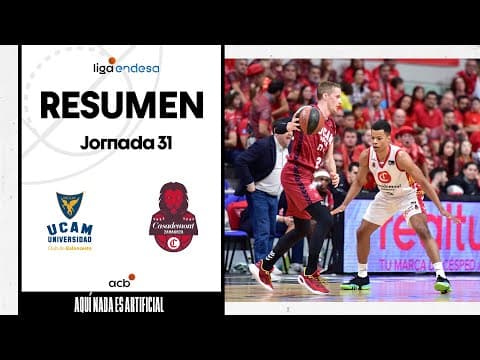 Resumen UCAM Murcia 82 - Casademont Zaragoza 77 (J31)