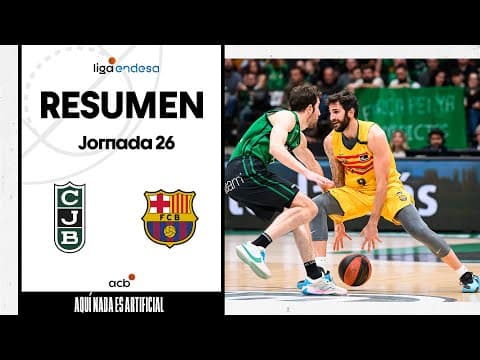 Resumen Joventut Badalona 75 - Barça 93 (J26)