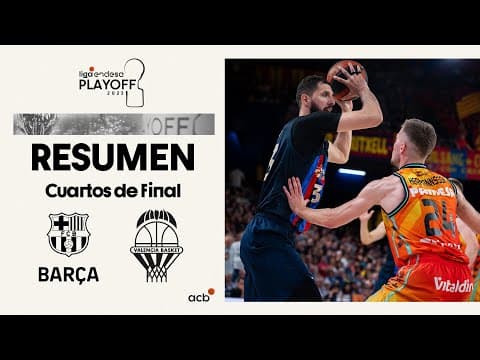 Resumen Barça 84 - Valencia Basket 74 (J35)
