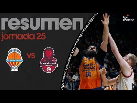Resumen Valencia Basket 81 - Casademont Zaragoza 79 (J25)