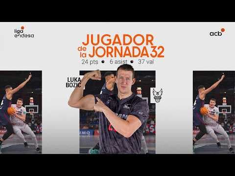 Luka Bozic, Jugador de la Jornada 32 de la Liga Endesa 2025-26