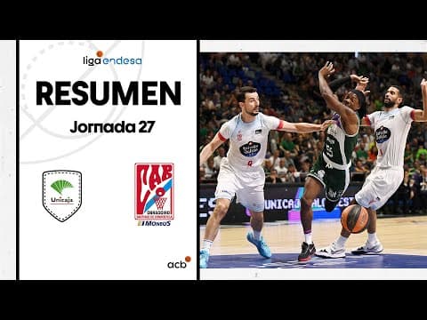 Resumen Unicaja 99 - Monbus Obradoiro 89 (J27)