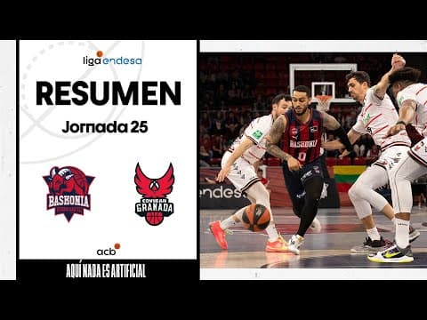 Resumen Baskonia 104 - Coviran Granada 88 (J25)