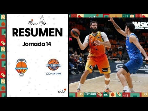 Resumen Valencia Basket 92 - Carplus Fuenla 87 (J14)
