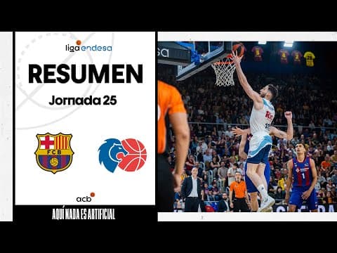 Resumen Barça 85 - Río Breogán 88 (J25)