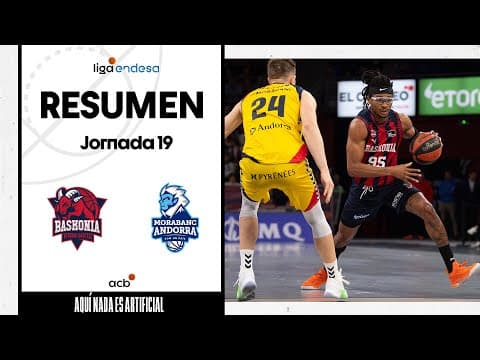 Resumen Baskonia 108 - MoraBanc Andorra 95 (J19)