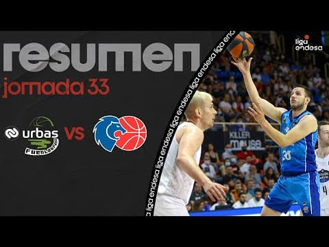 Resumen Urbas Fuenlabrada 88 - Río Breogán 65 (J33)