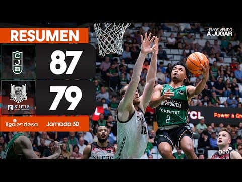 Resumen Joventut Badalona 87 - Surne Bilbao Basket 79 (J30)