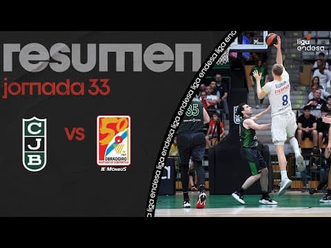 Resumen Joventut Badalona 78 - Monbus Obradoiro 84 (J33)