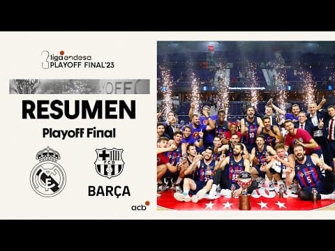 Resumen Real Madrid 82 - Barça 93 (3º Playoff Final)