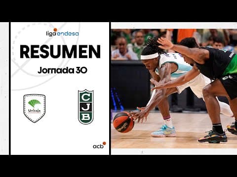 Resumen Unicaja 78 - Joventut Badalona 69 (J30)