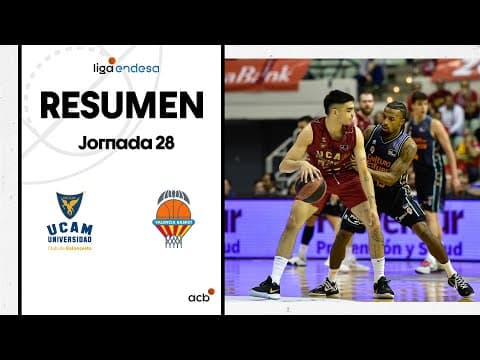 Resumen UCAM Murcia 90 - Valencia Basket 82 (J28)