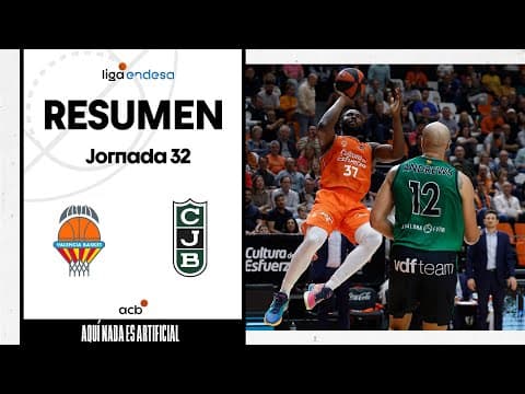 Resumen Valencia Basket 83 - Joventut Badalona 75 (J32)