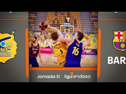 Resumen Herbalife Gran Canaria 74 - Barça 92 (J31)