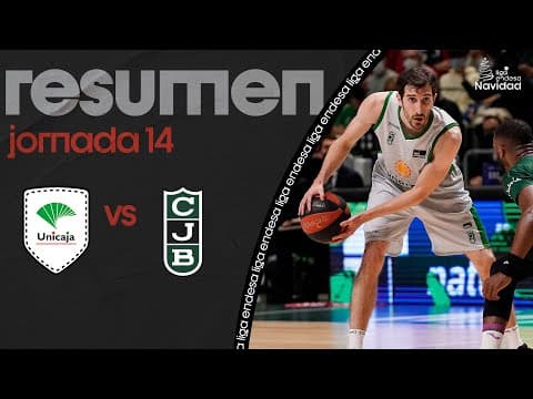 Resumen Unicaja 72 - Joventut Badalona 76 (J14)