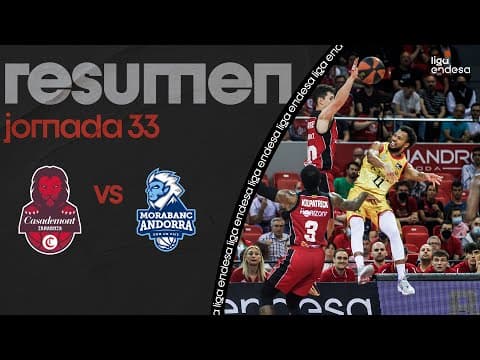 Resumen Casademont Zaragoza 80 - MoraBanc Andorra 83 (J33)