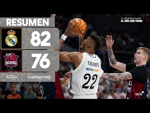 Resumen Real Madrid 82 - Baskonia 76 (J35)