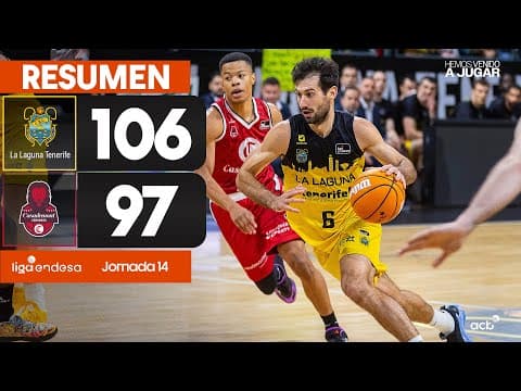 Resumen La Laguna Tfe 106 - Casademont Zgz 97 (J14)