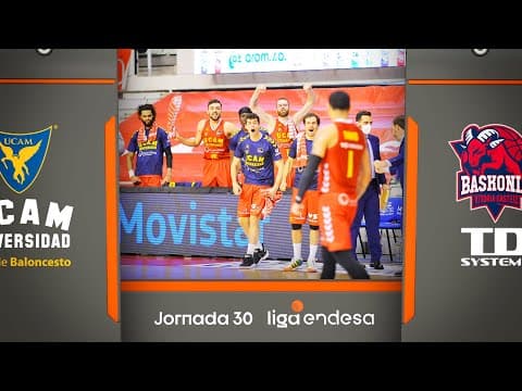 Resumen UCAM Murcia 92 - TD Systems Baskonia 87 (J30)