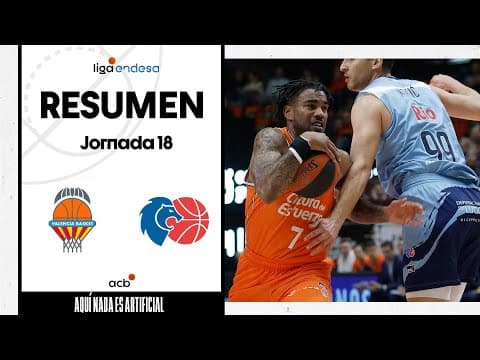 Resumen Valencia Basket 88 - Río Breogán 80 (J18)