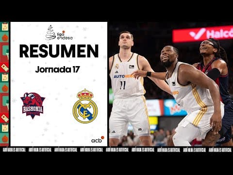 Resumen Baskonia 85 - Real Madrid 99 (J17)