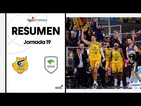 Resumen Gran Canaria 88 - Unicaja 70 (J19)