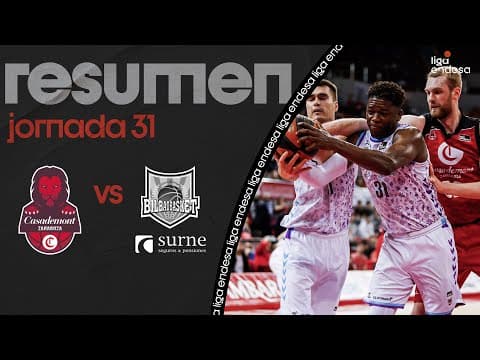 Resumen Casademont Zaragoza 80 - Surne Bilbao Basket 82 (J31)
