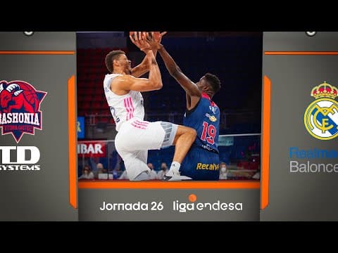 Resumen TD Systems Baskonia 74 - Real Madrid 85 (J26)