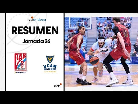 Resumen Monbus Obradoiro 81 - UCAM Murcia 79 (J26)