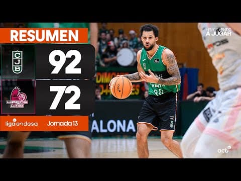 Resumen Joventut Badalona 92 - Hiopos Lleida 72 (J13)