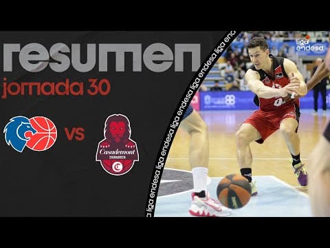 Resumen Río Breogán 82 - Casademont Zaragoza 85 (J30)