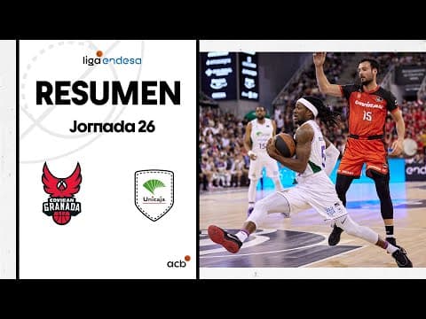 Resumen Coviran Granada 69 - Unicaja 101 (J26)