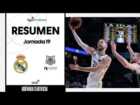 Resumen Real Madrid 95 - Surne Bilbao Basket 80 (J19)