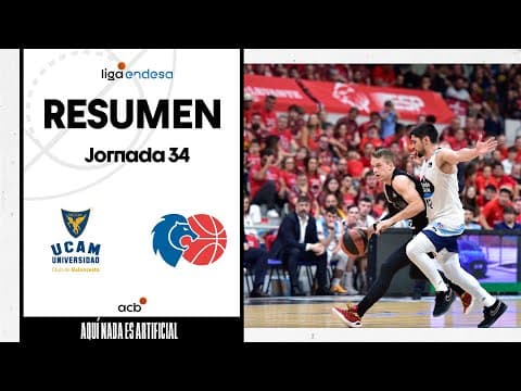 Resumen UCAM Murcia 68 - Río Breogán 61 (J34)