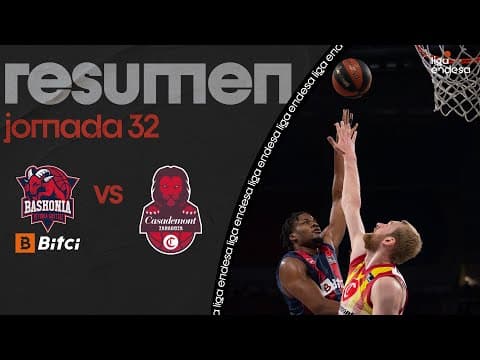 Resumen Bitci Baskonia 91 - Casademont Zaragoza 59 (J32)