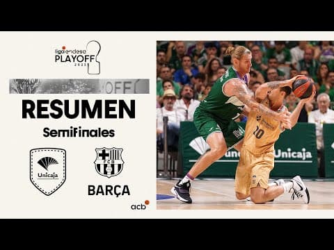 Resumen Unicaja 79 - Barça 90 (3º Semis)