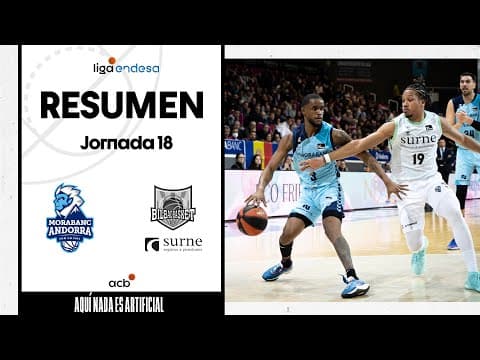 Resumen MoraBanc Andorra 87 - Surne Bilbao Basket 78 (J18)
