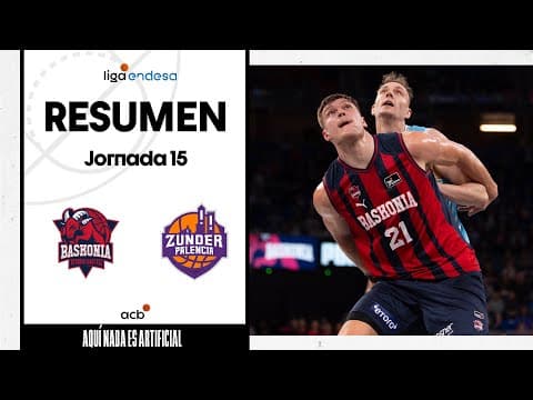Resumen Baskonia 94 - Zunder Palencia 82 (J15)
