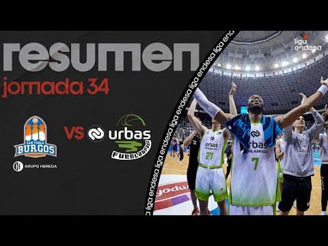 Resumen Hereda San Pablo Burgos 66 - Urbas Fuelabrada 83 (J34)