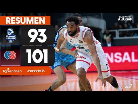 Resumen MoraBanc Andorra 93 Río Breogán 101 (J15)