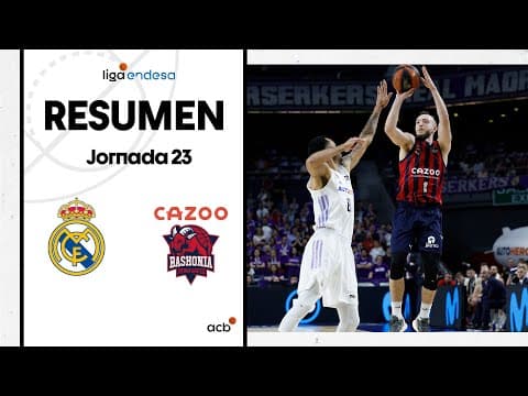 Resumen Real Madrid 88 - Cazoo Baskonia 95 (J23)