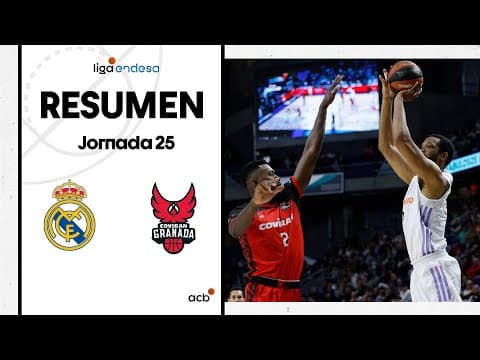 Resumen Real Madrid 108 - Coviran Granada 75 (J25)
