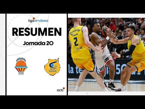 Resumen Valencia Basket 82- Gran Canaria 76 (J20)