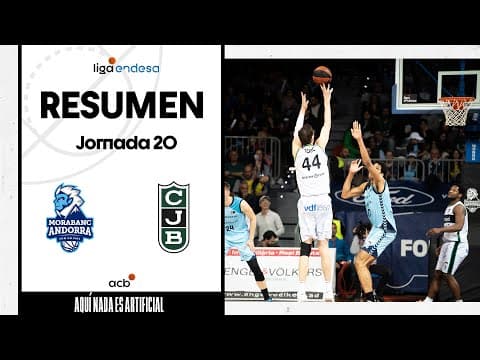 Resumen MoraBanc Andorra 79 - Joventut Badalona 86 (J20)