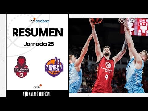 Resumen Casademont Zaragoza 103 - Zunder Palencia 96 (J25)
