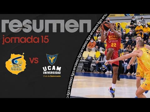 Resumen Gran Canaria 83 - UCAM Murcia 100 (J15)