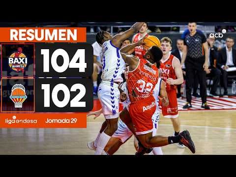BAXI Manresa - Valencia Basket (104-102)