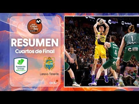 Resumen Unicaja 83 - Lenovo Tenerife 91 (Cuartos de final)