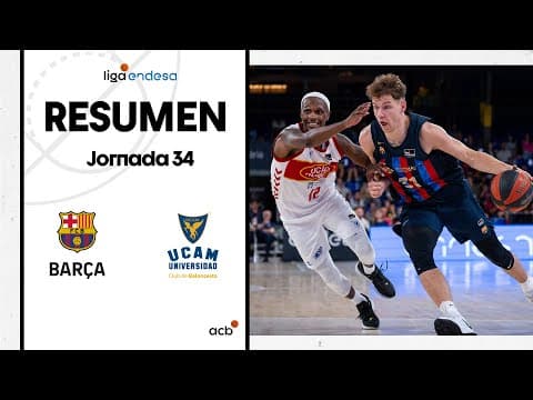 Resumen Barça 86 - UCAM Murcia 57 (J34)