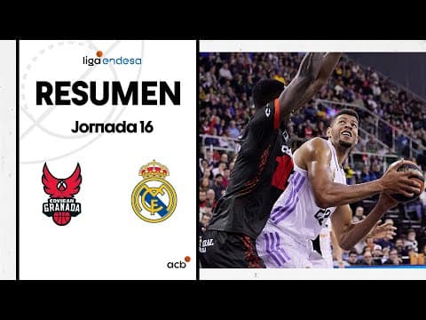 Resumen Coviran Granada 62 - Real Madrid 82 (J16)